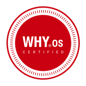 why.os certified logo